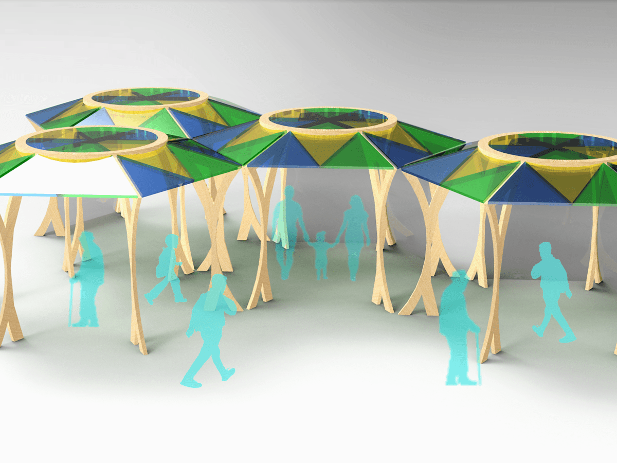 Casitas modulares con techo de paneles solares «transparentes» y&nbsp;«coloreados»