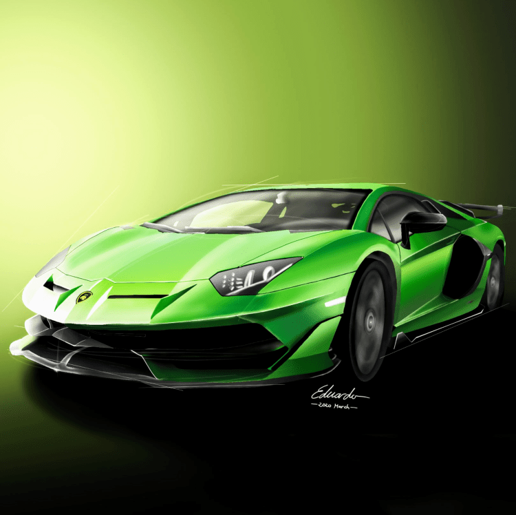 Sketches coloridos de vehículos&nbsp;icónicos